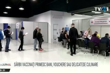 Serbia,  prima țară europeană care își recompensează  cetățenii care se vaccinează. Sârbii vaccinați primesc bani, vouchere sau delicatese culinare