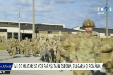 Swift Response: Câteva mii de militari din NATO se vor parașuta în Estonia, Bulgaria și România