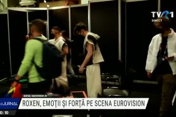 EUROVISION 2021 | Roxen a avut prima repetiție pe scena de la Rotterdam