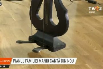 Pianul familiei  Maniu, aflat în casa de la Bădăcin,   a fost recondiționat și poate fi folosit din nou