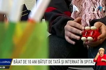 Băiat de 10 ani, spitalizat după ce a fost bătut de tatăl său. Bărbatul a fost reţinut, apoi plasat sub control judiciar