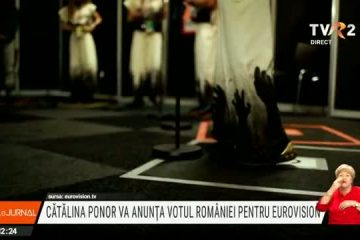 Eurovision: Cătălina Ponor va anunța votul acordat de juriul României