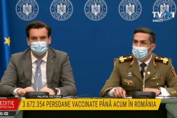 Gheorghita: Persoanele peste 60 de ani se pot prezenta în centrele de vaccinare, fără programare, pe tot parcursul programului de lucru, restul persoanelor se vor prezenta după ora 14.00