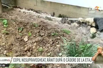 Pitești: Un copil de 4 ani a căzut de la primul etaj al unui bloc. El a fost intubat și va fi transferat la un spital din Capitală