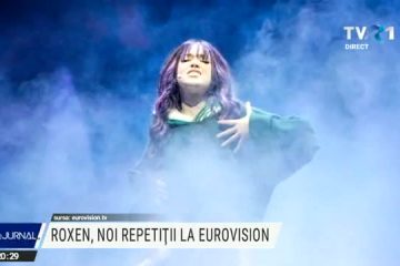 Roxen, noi repetiții la Eurovision, fără emoții, pe scena de la Rotterdam