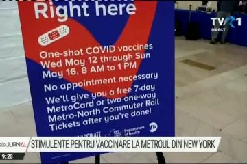 SUA: Stimulente pentru vaccinare la metroul din New York