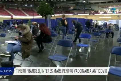 Tinerii francezi, interesați de vaccinarea împotriva COVID-19