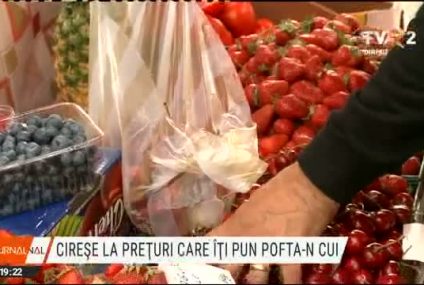 Cireșele, printre cele mai scumpe trufandale