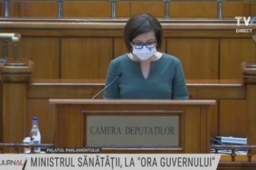 Ministrul Sănătăţii, la Ora Guvernului: Am cerut clarificări care vor sta la baza îmbunătăţirii modului de raportare a deceselor COVID