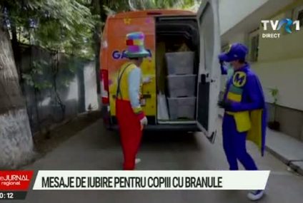 Mesaje de iubire pentru copiii cu branule.  O mie de copii internați în spitalele de oncopediatrie vor primi cadouri și mesaje de la vedetele preferate