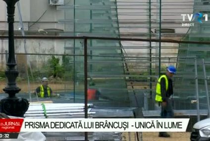 CRAIOVA | Prisma dedicată lui Brâncuși – unică în lume. Dorin Ștefan, arhitectul proiectului: lucrarea este la limita dintre artă și arhitectură, o lucrare de iluzie
