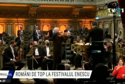 Români de top la concursul ”George Enescu”: Valentin Șerban a câștigat marele premiu la vioară, iar Ștefan Cazacu, premiul al treilea la violoncel