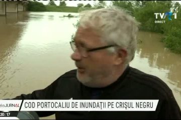 Avertizare hidrologică Cod Roșu pe râul Sighișoara joi seara.  Codul roșu de pe Crișul Negru s-a transformat în cod portocaliu, iar viitura va ajunge la granița cu Ungaria