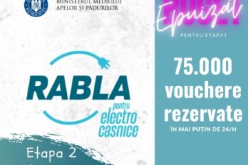 Bugetul Etapei 1 a Programului Rabla pentru Electrocasnice a fost epuizat în mai puţin de 24 de ore de la start. Etapa a doua începe pe 4 iunie