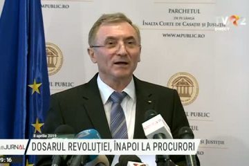 Dosarul Revoluției, în care Ion Iliescu și Gelu Voican Voiculescu sunt acuzați de infracțiuni împotriva umanității, a fost retrimis la Parchetul Militar