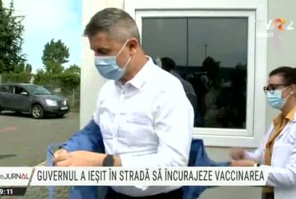 Guvernul a ieșit în stradă să încurajeze vaccinarea. Autoritățile vor să se concentreze pe mediul rural