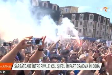 Sărbătoare între rivale: CSU și FCU împart Craiova în două