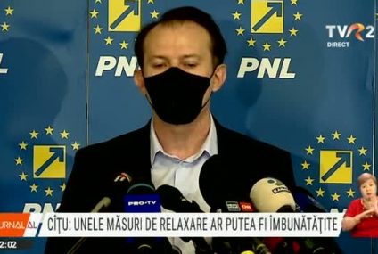 Premierul Florin Cîţu: Măsurile de relaxare de la 1 iunie, în următoarea şedinţă de Guvern. Nu e niciun motiv să nu continuăm cu relaxările