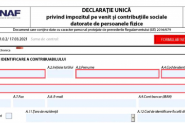 Termenul limită pentru depunerea Declaraţiei unice este 25 mai