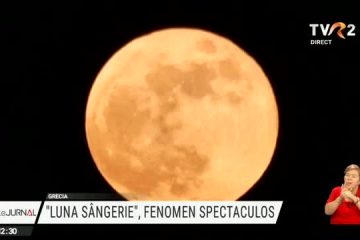 „Superluna sângerie” nu a fost vizibilă din România, dar eclipsa inelară de Soare din 10 iunie va putea fi obsevată din nordul țării