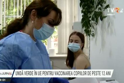 Agenția Europeană a Medicamentului a autorizat vaccinul Pfizer pentru copiii cu vârste cuprinse între 12 și 15 ani | V. Gheorghiță: Studiile arată un profil de siguranță și o tolerabilitate foarte bune și eficacitate maximală