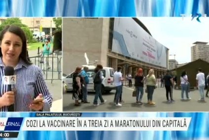 BUCUREȘTI | A treia zi a Maratonului Vaccinării anti-COVID-19. Aproape 16.000 de persoane s-au vaccinat până la ora 11.00. Cozile înconjoară Sala Palatului și Biblioteca Națională. Autoritălile au decis să deschidă încă un cabinet