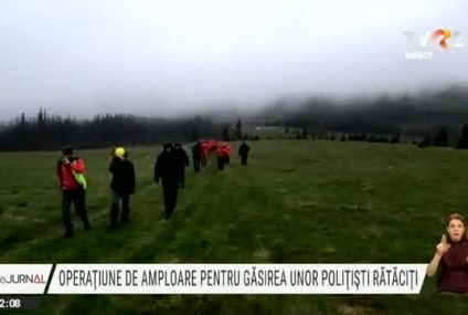 Cei doi poliţiştii de frontieră din Vişeu de Sus dispăruţi în munţi au fost găsiți după o noapte de căutări