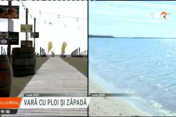 Vreme capricioasă. Vara a început cu ploi în toată țara și zăpadă la munte