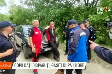 Copiii dispăruți din comuna Mehadia, județul Caraș-Severin, au fost găsiți. Un șofer i-a văzut pe marginea drumului și a sunat la 112