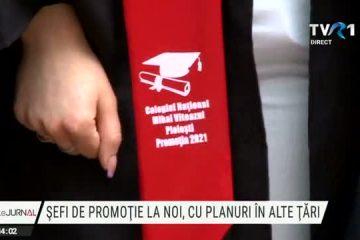 ELEVI DE 10 | Cinci șefi de promoție, toți cu nota maximă pe linie, la Colegiul Național “Mihai Viteazul” Ploiești