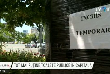 Tot mai puține toalete publice în București pentru că Primăria Capitalei nu mai are bani să le întrețină