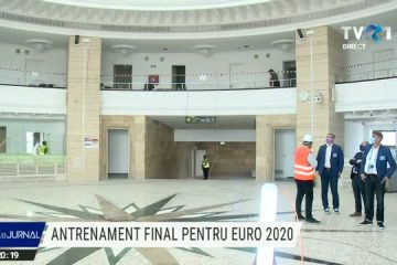 Antrenament final pentru Euro 2020. Arena Națională găzduiește patru meciuri de la turneul final