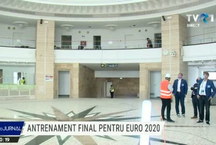 Antrenament final pentru Euro 2020. Arena Națională găzduiește patru meciuri de la turneul final