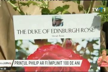 Regina Elisabeta a plantat un trandafir care va purta numele fostului său soț. Prințul Philip ar fi împlinit astăzi 100 de ani