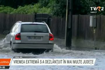 Vremea rea s-a dezlănțuit în mai multe județe. Târgu Jiu a fost inundat. Grindina a făcut ravagii la Horezu. Alunecare de teren la Nehoiu