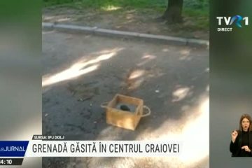 Grenadă găsită în zona Catedralei Sfântul Dumitru din Craiova