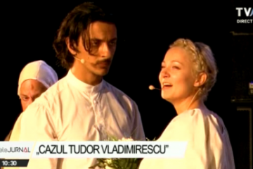 „Cazul Tudor Vladimirescu”, cel mai complex spectacol pus în scenă de actorii Teatrului Dramatic „Elvira Godeanu” din Târgu Jiu. Fundalul sonor – muzica rock a trupei Bucium