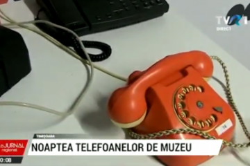 Noaptea telefoanelor de muzeu la Timișoara. Cei mai mici vizitatori au apreciat faptul că telefonul „cu fir” lăsa mai mult timp socializării și întâlnirilor cu prietenii