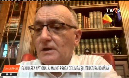 Evaluarea Națională începe marți cu proba scrisă la română. Ministrul Educației, Sorin Cîmpeanu, la TVR 2: Rezultatele vor fi afectate de caracterul atipic al acestui an