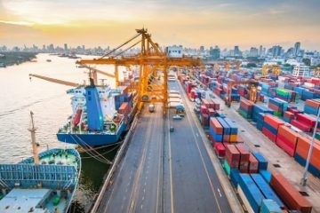 Tranul portuar maritim a scăzut în trimestrul I cu 3,1%; tranul internaţional pe căi navigabile interioare, în creştere cu 22%