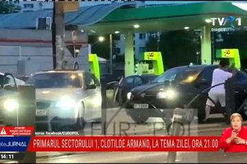 Incident extrem de violent în traficul din București: Un șofer este atacat și bătut în trafic cu o crosă de golf