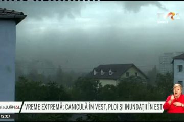 COD ROȘU | Averse torențiale, descărcări electrice, vijelie și grindină. Zone vizate: județul Gorj, localitățile Târgu Cărbunești, Bâlteni, Țicleni, Dănești, Săulești, Jupânești, între orele 19:10 – 20:00