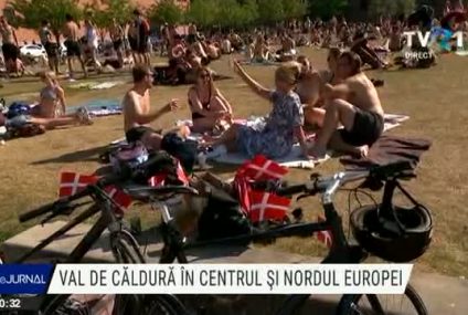 Val de căldură în centrul și nordul Europei. La Berlin și Frankfurt se înregistrează peste 35 de grade Celsius