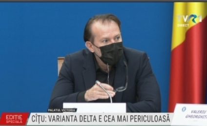 Discuții la guvern privind vaccinarea anti-COVID a copiilor de peste 12 ani. Florin Cîțu: Dacă ne vaccinăm în număr cât mai mare ar trebui să avem un val 4 fără probleme