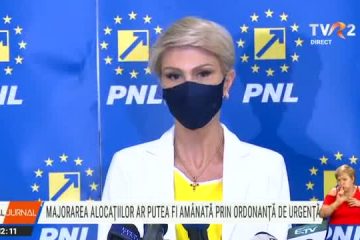 Majorarea alocațiilor ar putea fi amânată prin ordonanță de urgență. Raluca Turcan: Majoritatea parlamentară are obligația să susțină poziția Guvernului