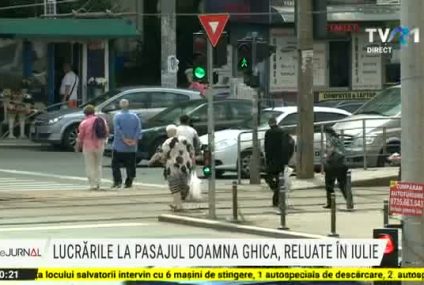 Lucrările la pasajul D-na Ghica din București vor fi reluate în iulie, dă asigurări primarul Nicușor Dan