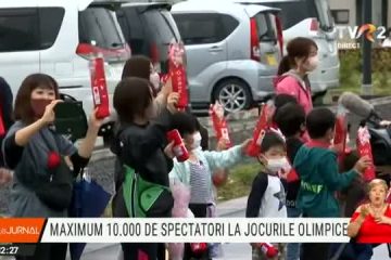 Jocurile Olimpice de la Tokyo: Doar japonezii pot fi spectatori, în limita a 50% din capacitatea arenelor