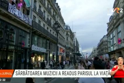Franța: Sărbătoarea Muzicii a readus Parisul la viață. Jean Michel Jarre a concertat la Palatul Elysee