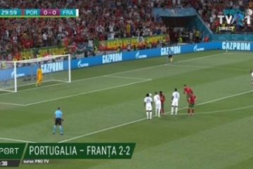 EURO 2020 | Derby-ul Portugalia-Franța s-a încheiat la egalitate. Francezii vor juca la București cu Elveția