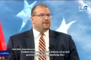 EXCLUSIVITATE David Muniz, Însărcinatul cu Afaceri al SUA: Credem că această coaliţie trebuie să îşi ţină promisiunile pentru a desfiinţa Secția Specială